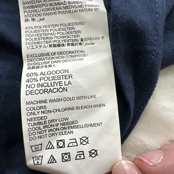 Indiana Pacers T Shirt Mens Size XL NBA Basketball Blue Cotton Blend Soft Fabric - Picture 9 of 9